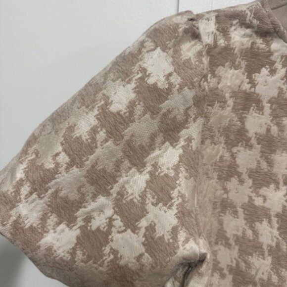 Voy Shirt - Houndstooth Pattern Size L NWT - Picture 6 of 6